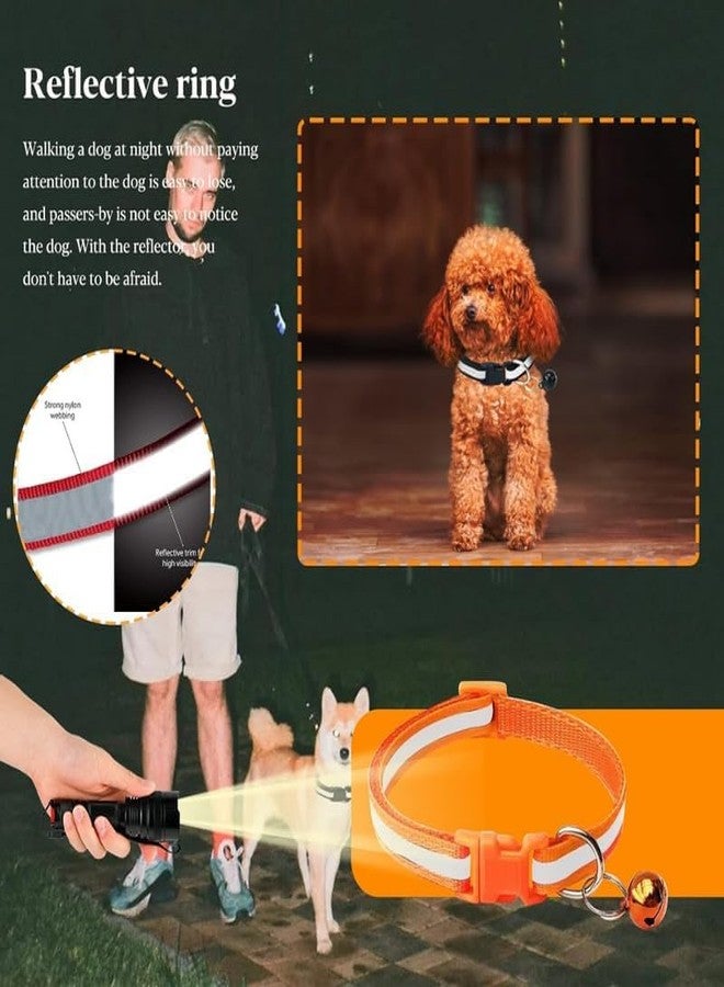 KittuPet Pack of 12 pcs Collar Relfective Collar for Your Kitten Pupies Dog Size 10 MM Random Color - Image 5